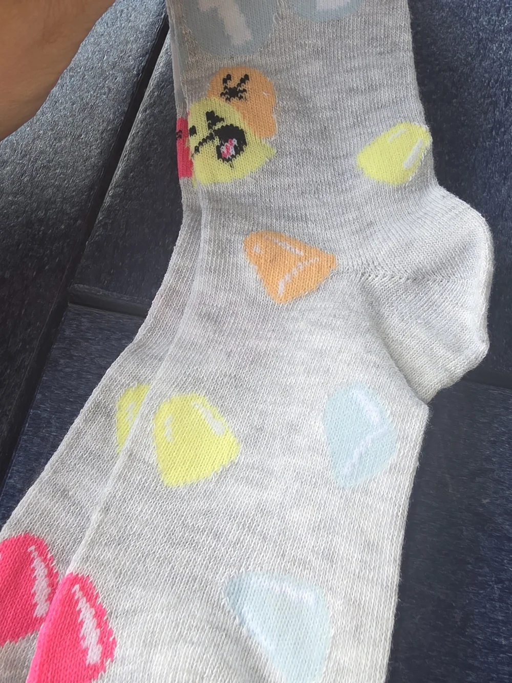 🍭 Candy Socks Bundle NWT 3 Pair Kids 9-3.5 Tootsie Roll Pop DOTS Novelty Socks